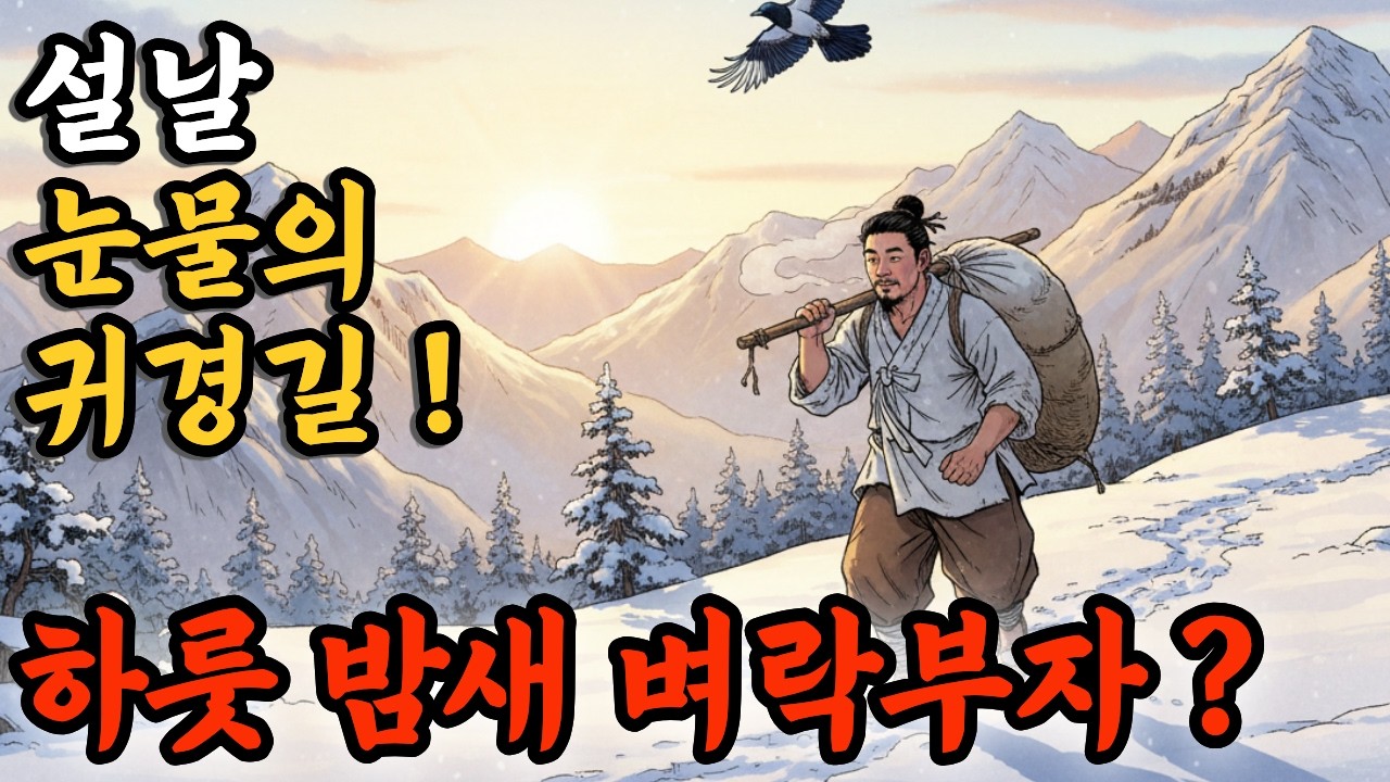 빈손으로 돌아온 머슴을 끌어안은 노모... 그날 밤 벼락부자가 된 사연ㅣ야담부인ㅣ설날아침,반전,대박,