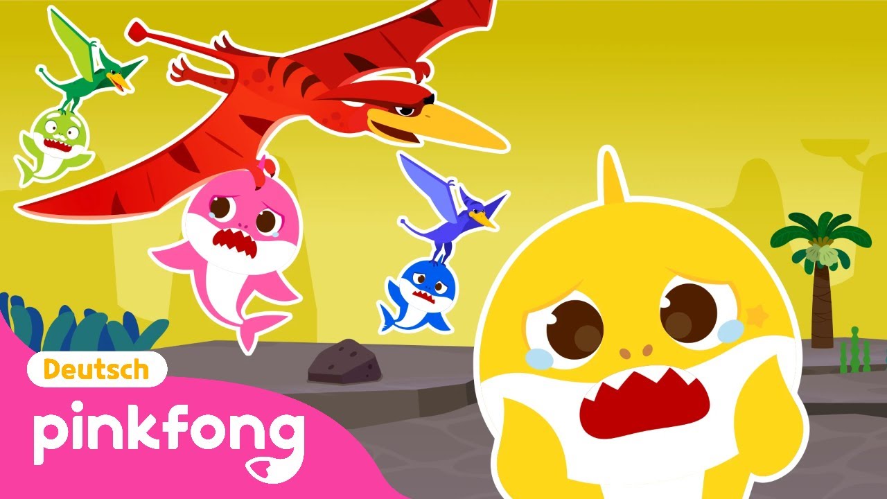 [NEU] Brüll!🦖 Hai-Familie Versteckspiel in der Dinosaurierwelt | Pinkfong, Baby Hai! Kinderlieder