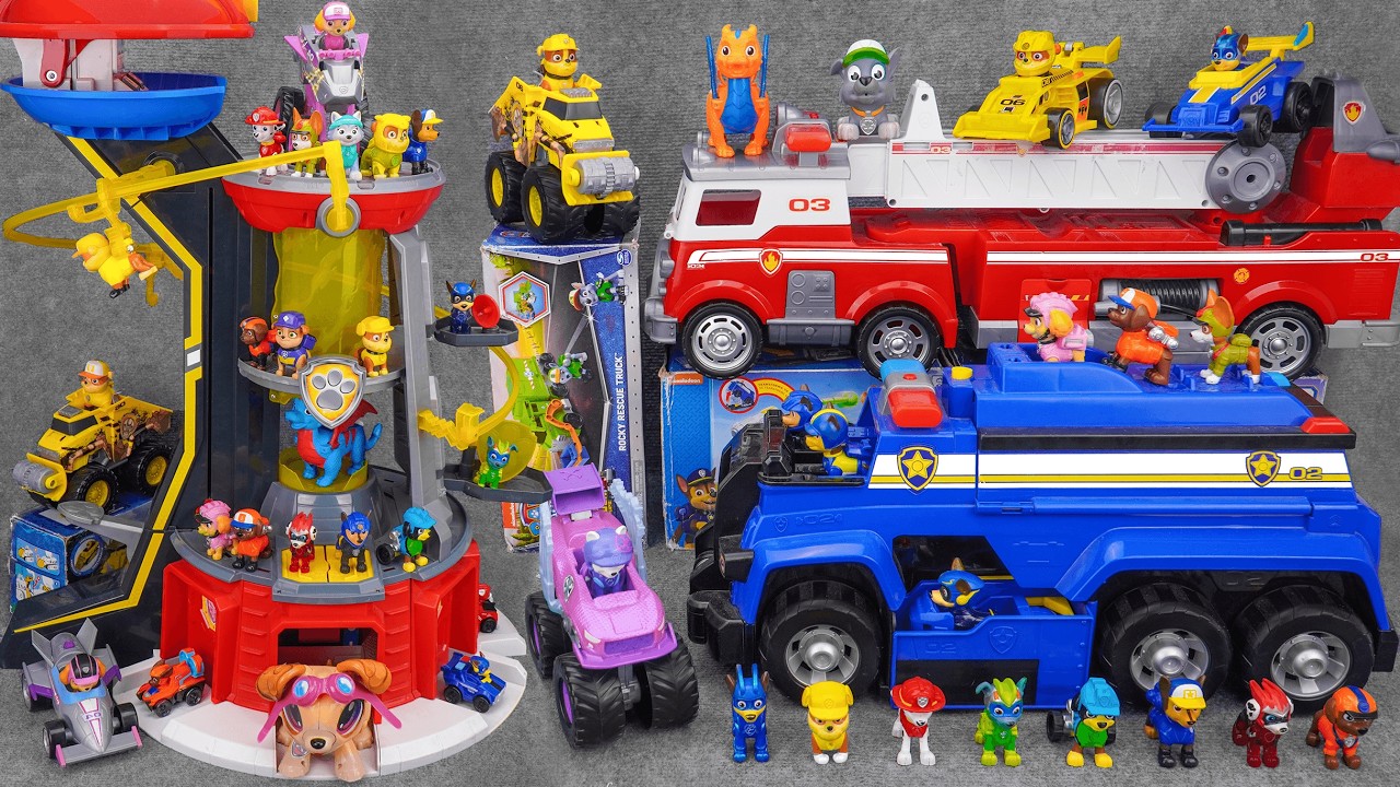 PAW Patrol to the Rescue! Paw Patrol Truck Set with ALL Pups 🐶🚨 | Paw Patrol Unboxing ASMR#pawpatrol