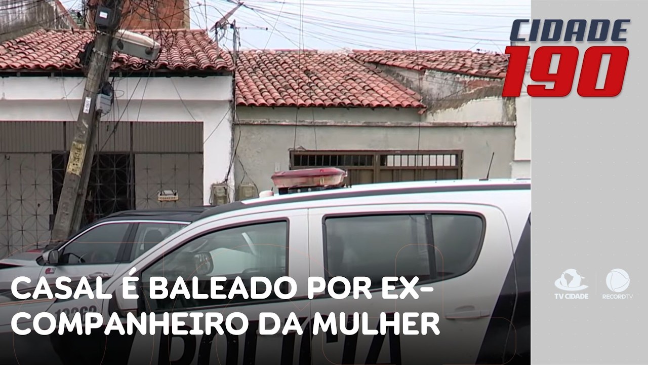 Casal é baleado dentro de carro por ex-companheiro da mulher; homem morreu | Cidade 190