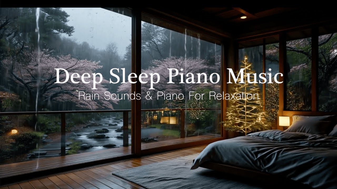 Relaxing Sleep Music with Rain Sounds & Piano &ndash; Deep Forest Sleep, Healing, Insomnia Relief