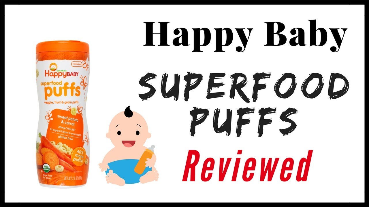 Happy Baby Superfood Puffs Baby Food Review