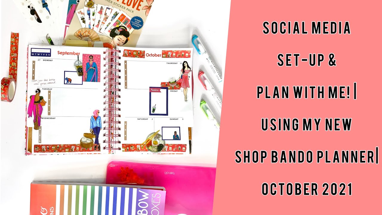 SOCIAL MEDIA SETUP & PWM | NEW SHOP BANDO PLANNER! | OCTOBER 2021
