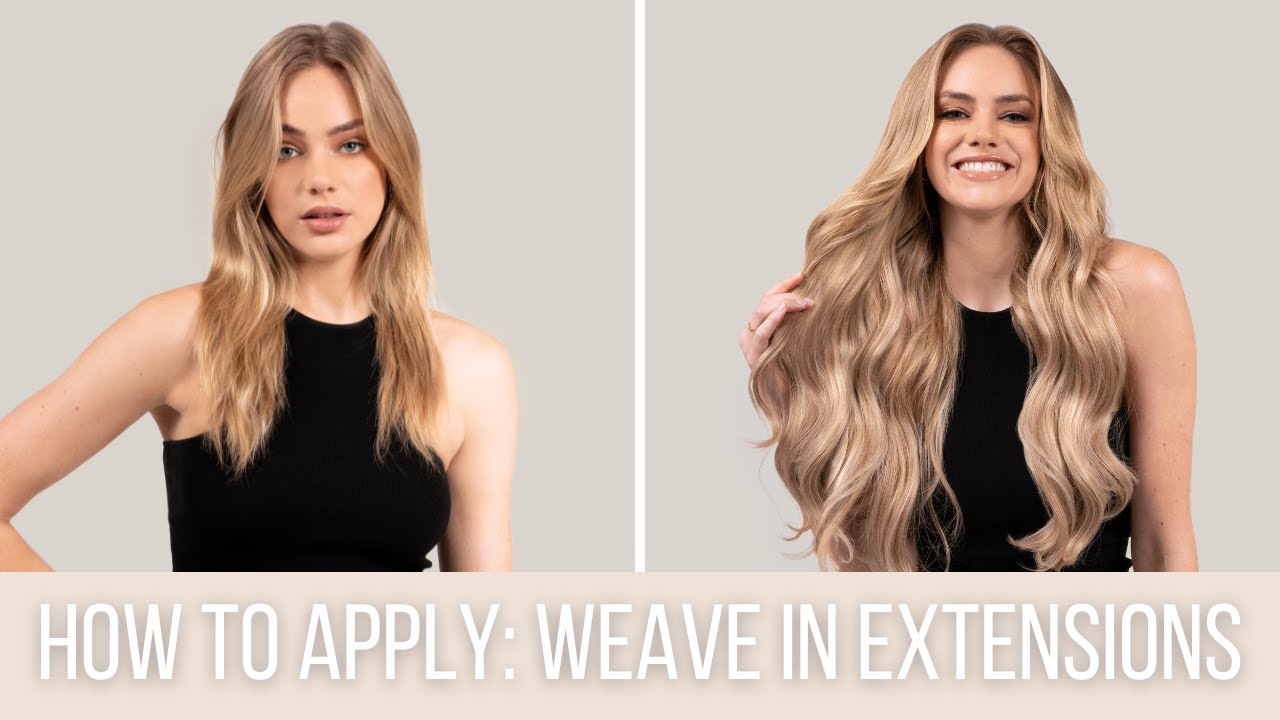 How to Apply Weave Hair Extensions (WITHOUT Glue or Adhesive)