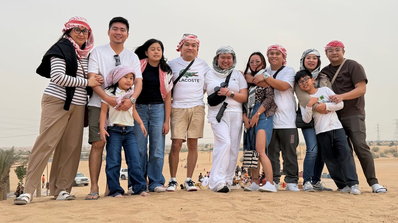 Day 1&2 of our Dubai Trip with Khali (Desert Safari and Global Village 🇦🇪)
