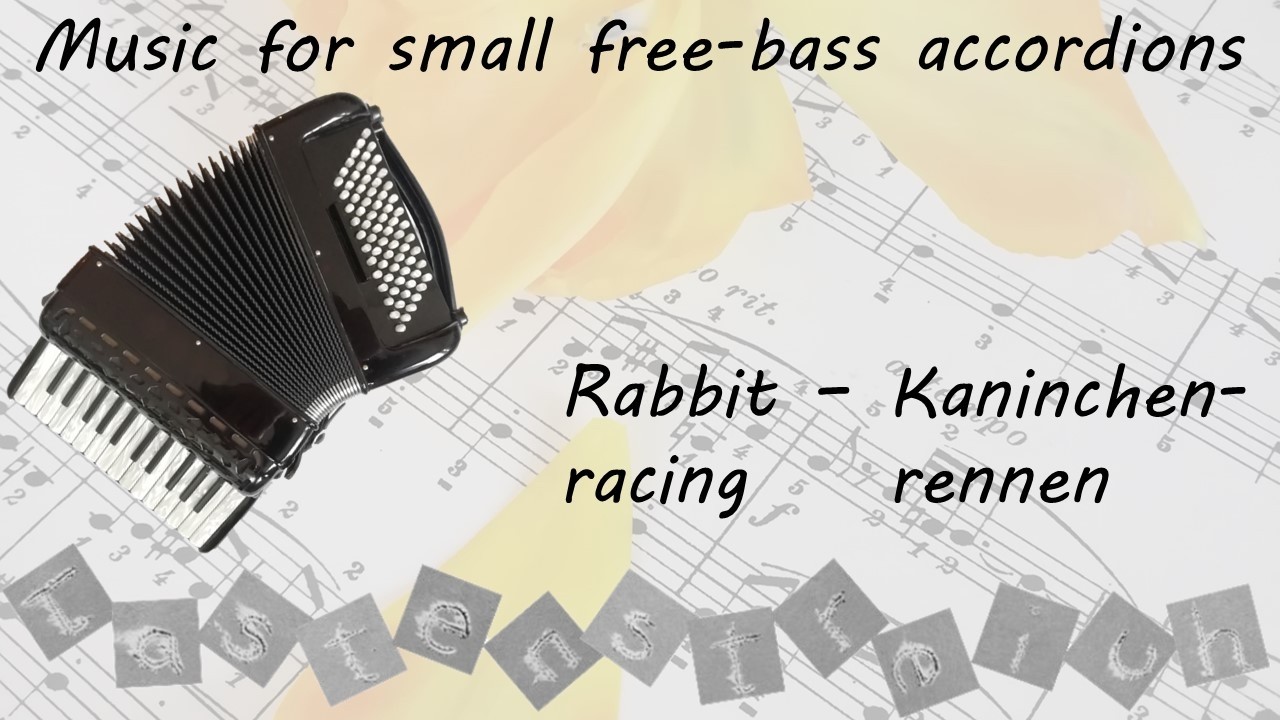 Rabbit racing. Free bass accordion.