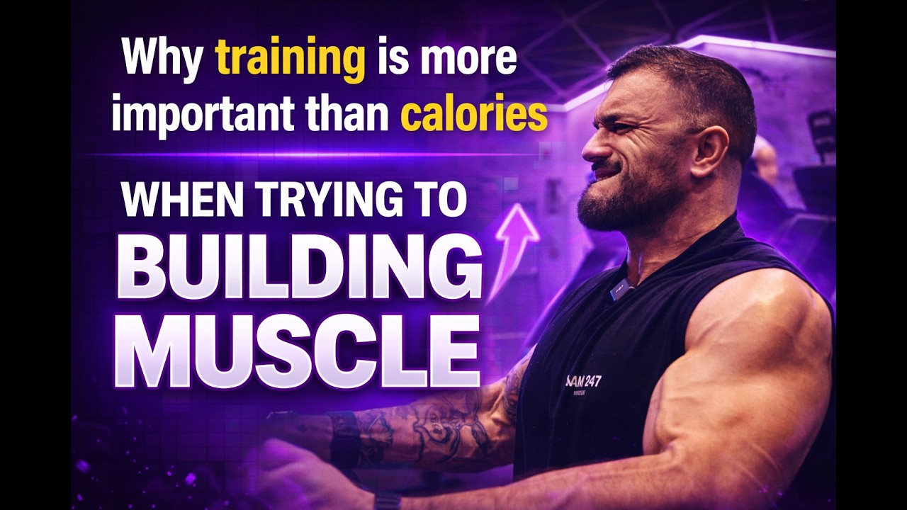 Why training is more important than calories when it comes to building muscle