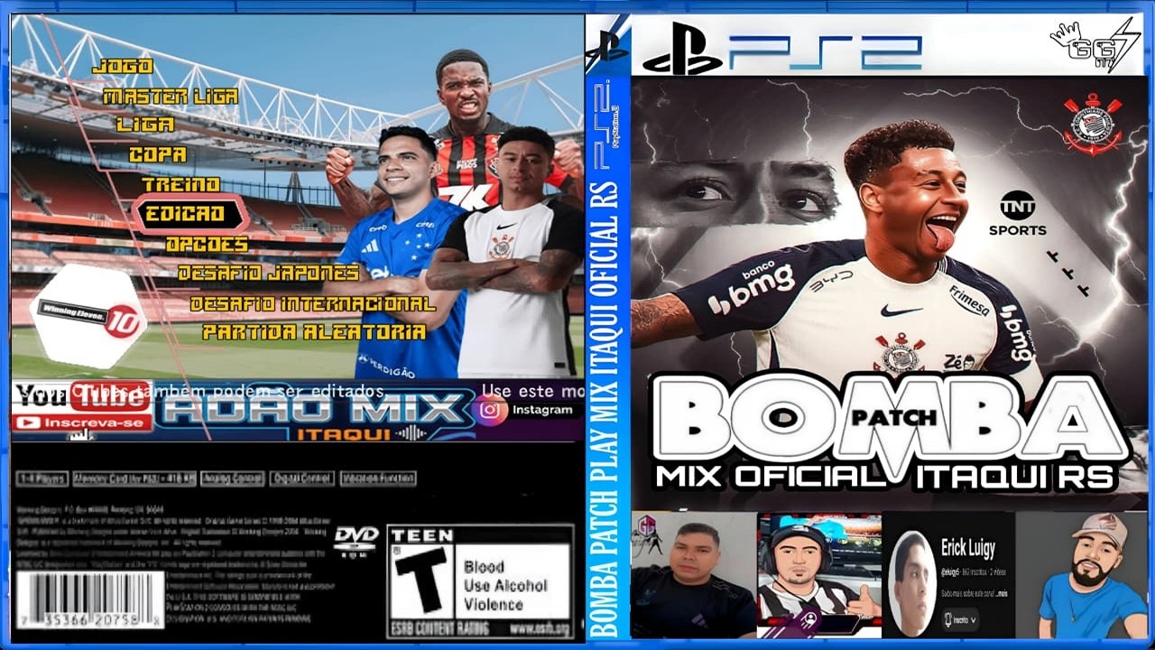 BOMBA PATCH MIX ITAQUI-RS - Commentary LUIS ROBERTO PS2