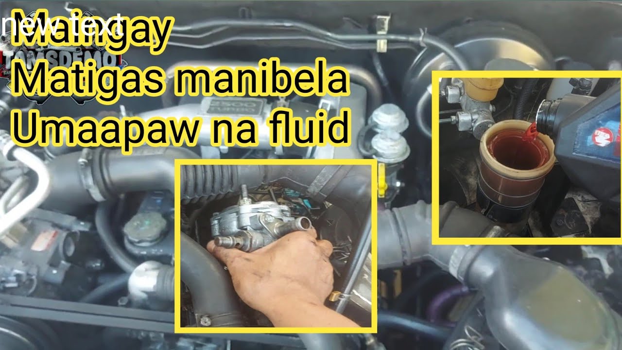 Power steering pump izusu crosswind maingay umaapaw na fluid