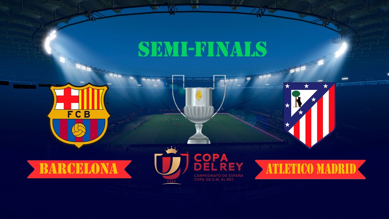 BARCELONA vs ATLETICO MADRID - Copa del Rey | Semi-Final | Simulation PES 21
