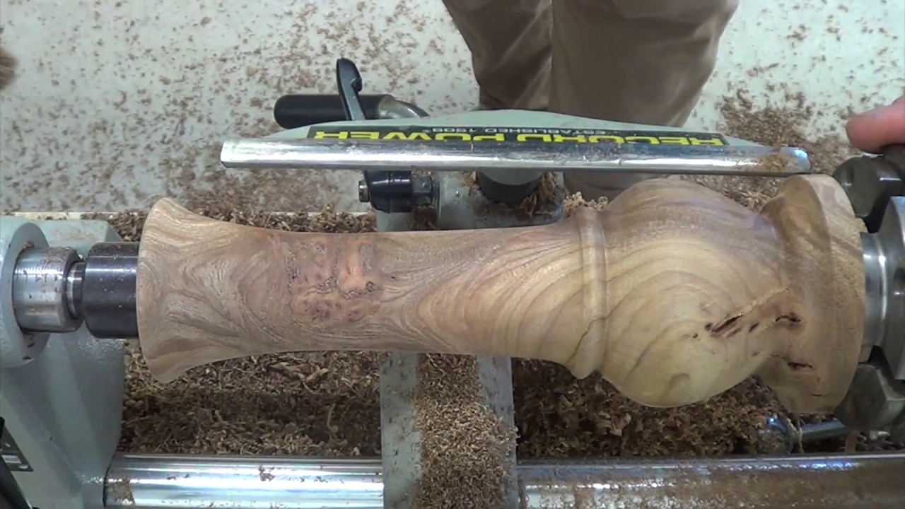 Woodturning Stunning Elm Burl becomes Bud Vase