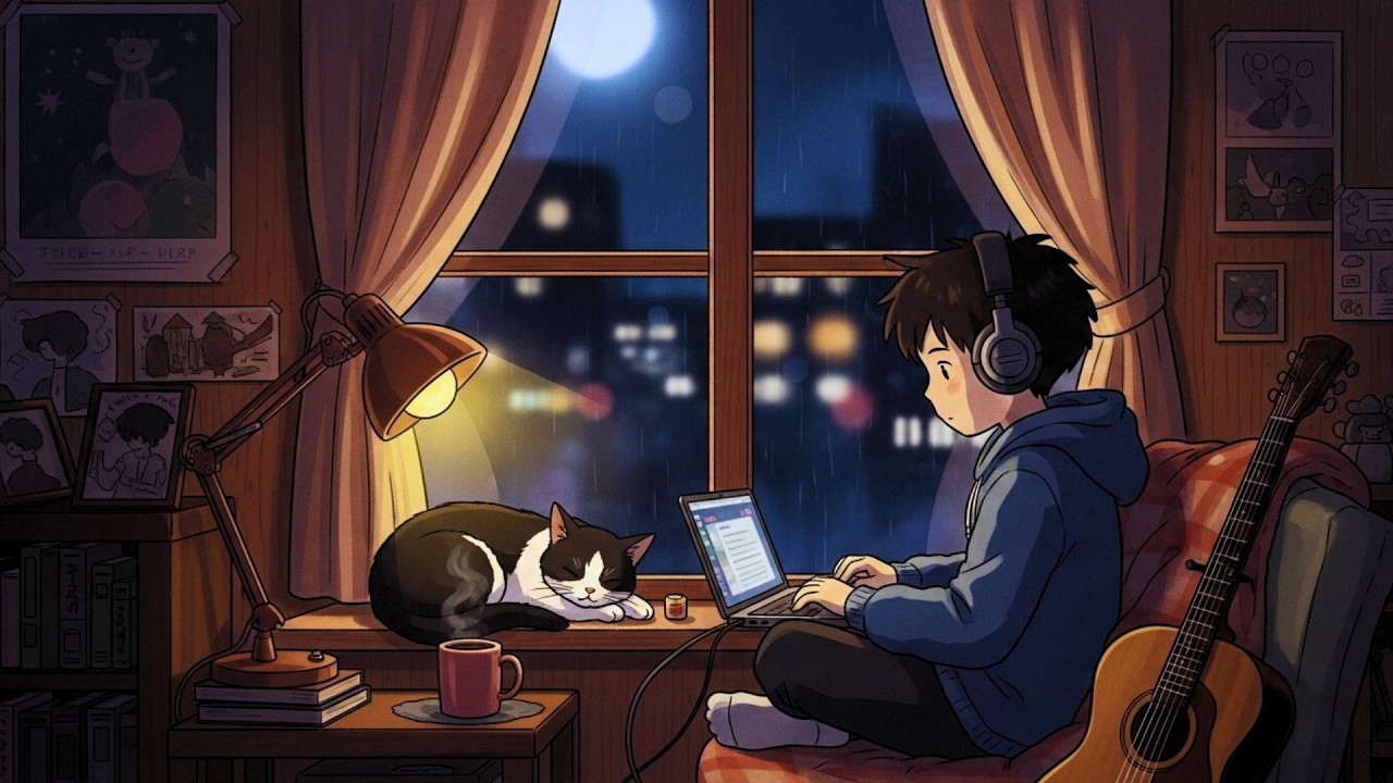 Minimal Lo-Fi for Study or Work 🌙 Calm Deep Focus Music