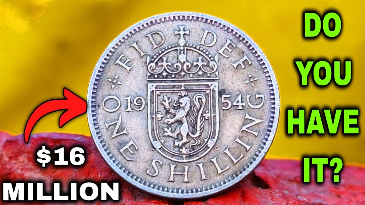Top 7 Most Worth MILLION'S!Rare UK One Shilling Coins To Look For ! Valuable UK Old Coins Searching