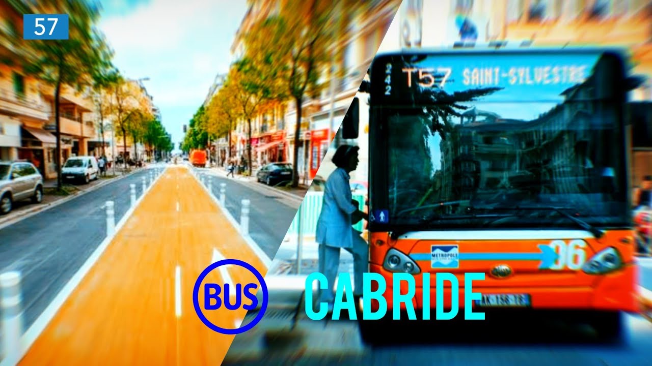 Nice • Lignes D'Azur • Bus 57 • Saint-Sylvestre - Riquier / Par Gare Thiers