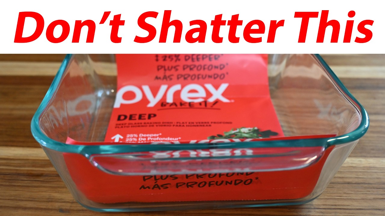 Никогда не делайте этого с посудой Pyrex.