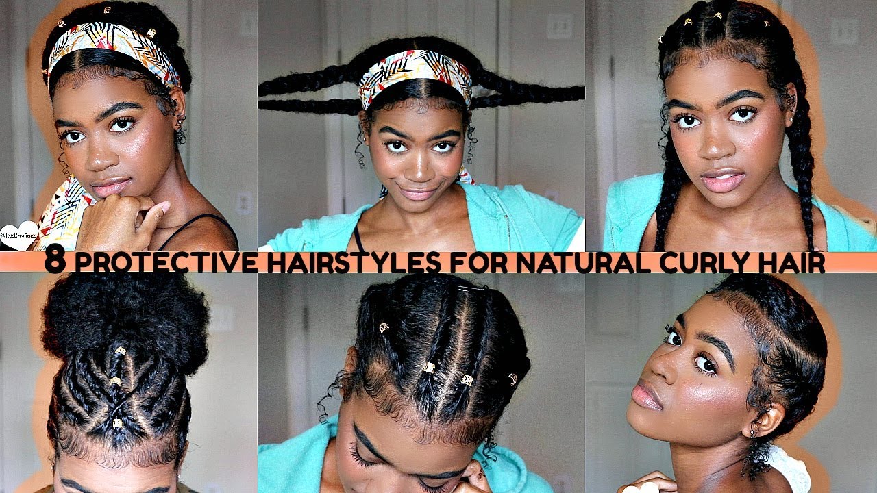 EASY FALL/WINTER PROTECTIVE HAIRSTYLES FOR NATURAL CURLY HAIR (2018)