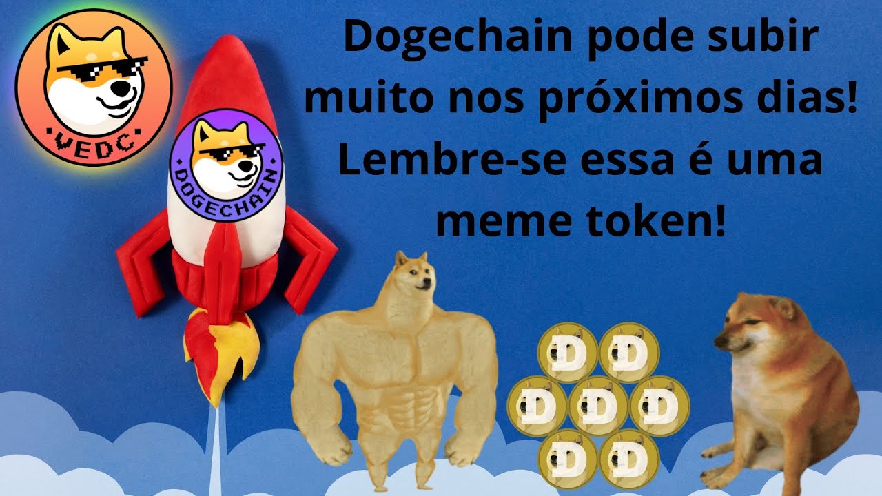 Dogechain #DC essa criptomoeda est&aacute; com potencial de 200% a curto prazo, uma meme que est&aacute; no Hype.