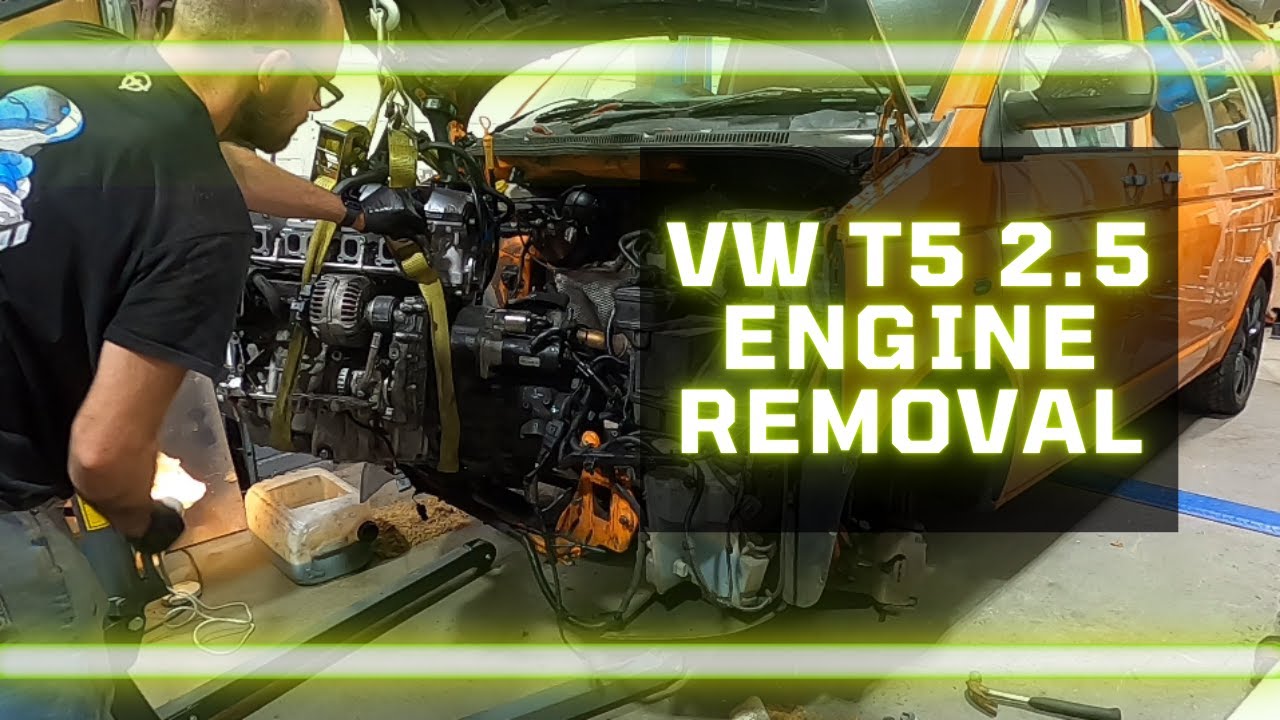 VW Transporter T5 2.5 Engine Removal Made Easy | DIY Guide