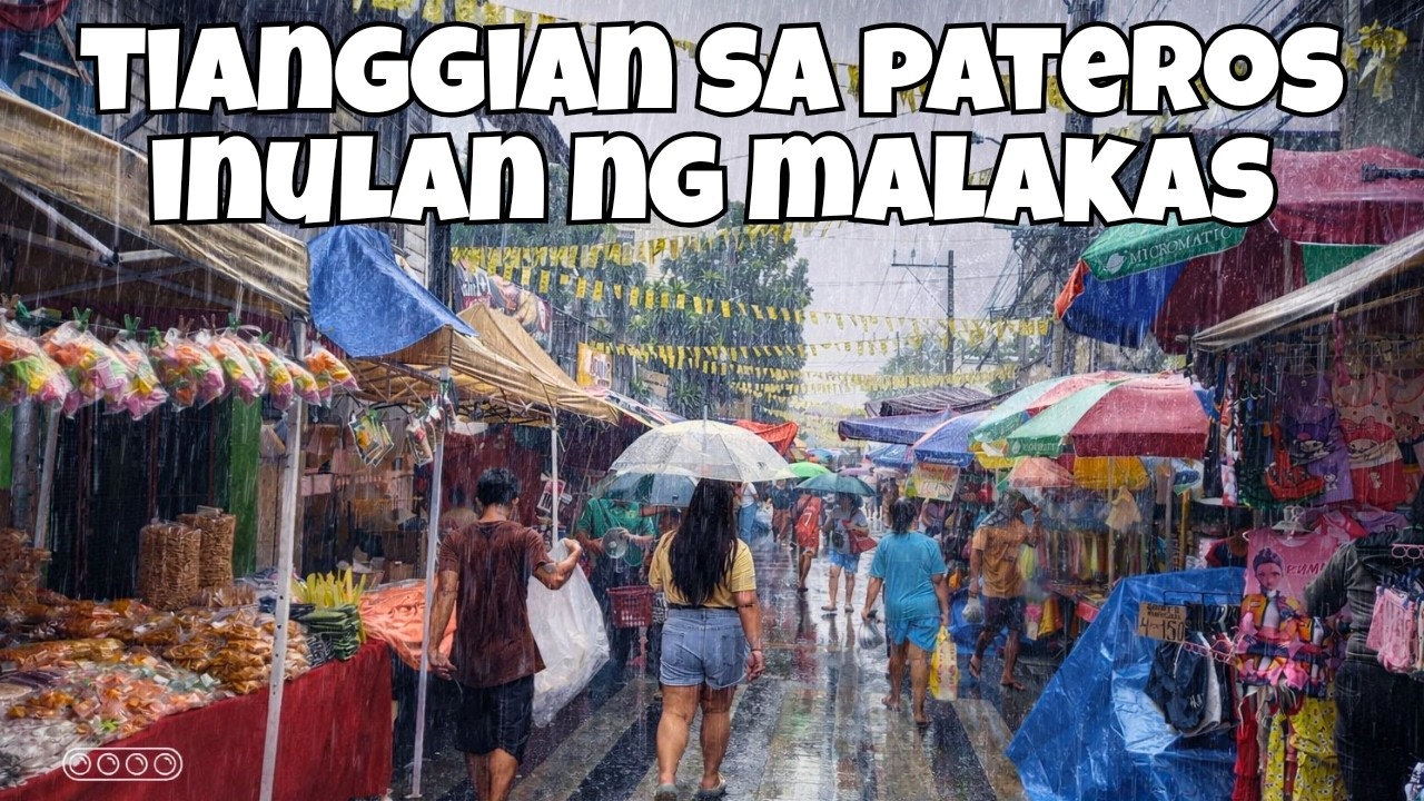 MALAKAS NA ULAN BUMUHOS SA UNANG ARAW NG TIANGGIAN SA BAYAN NG PATEROS