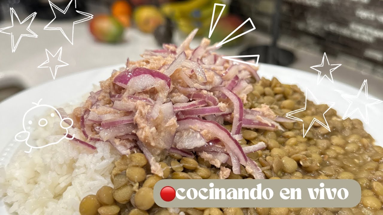 🔴COCINANDO EN VIVO DESDE CASA |Receta sencilla pero Nutritiva