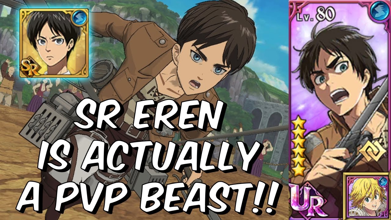 SR Eren is Actually a PVP BEAST!!! - Attack On Titan Collab - Seven Deadly Sins: Grand Cross Global