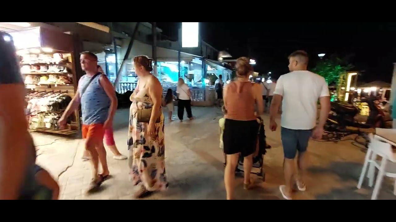 Polihrono Halkidiki glavno šetalište pored plaze