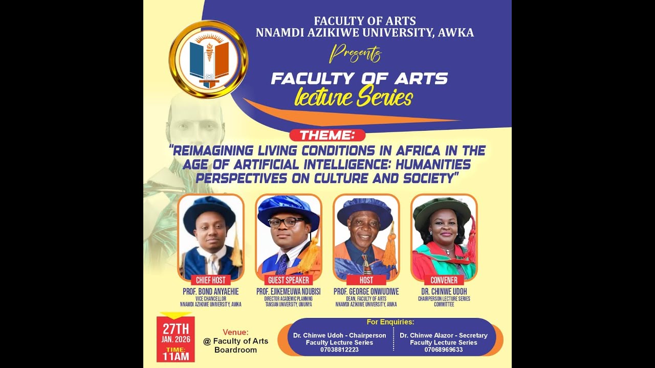 2026 Faculty of Arts lecture Series