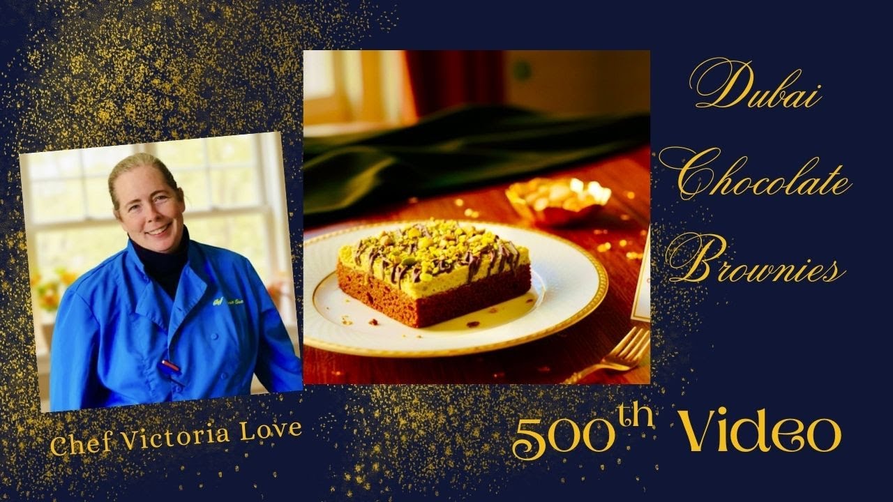 Дубайские шоколадные брауни. Моё 500-е видео 🎉 | Рецепт от шеф-повара Виктории Лав