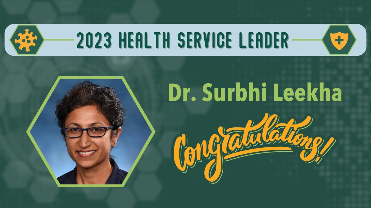2023 Health Leadership Awards | Dr. Leekha Tribute Video