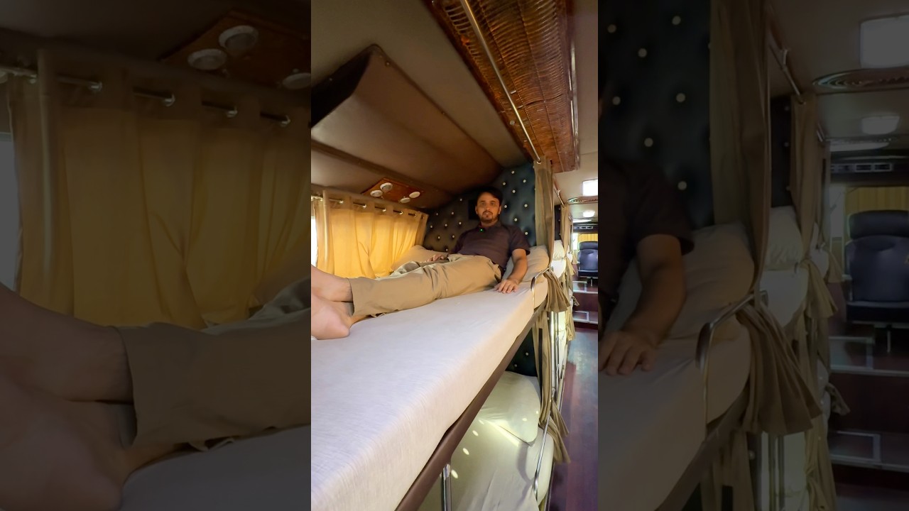 Karachi to Islamabad / Rawalpindi Daewoo Express Sleeper bus #pkbuses