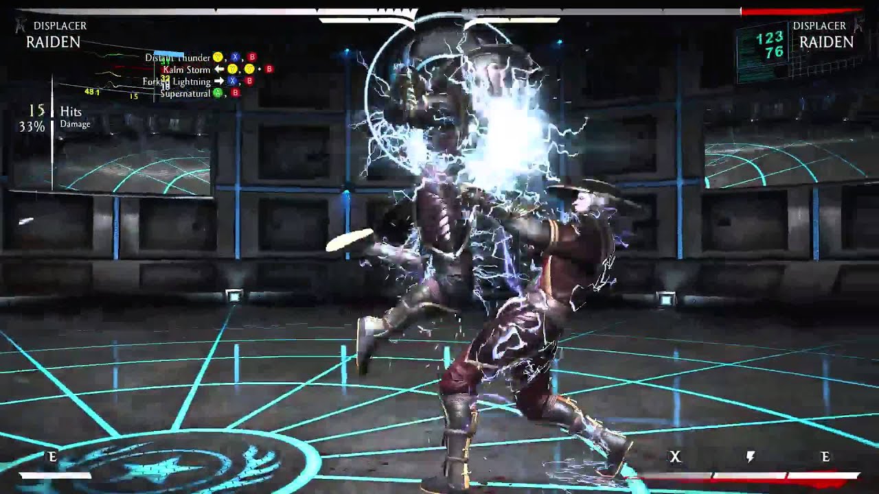 Mortal Kombat X - Рейден Вытеснитель Комбо Урок (Raiden Displacer)