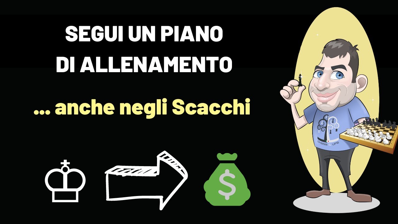 🏋️&zwj;♀️♟️ Segui un piano di ALLENAMENTO ... anche negli SCACCHI