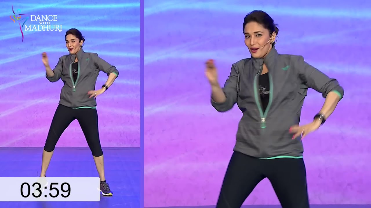 Dancercise gym Workout feat  Madhuri Dixit   Dance With Madhuri free style