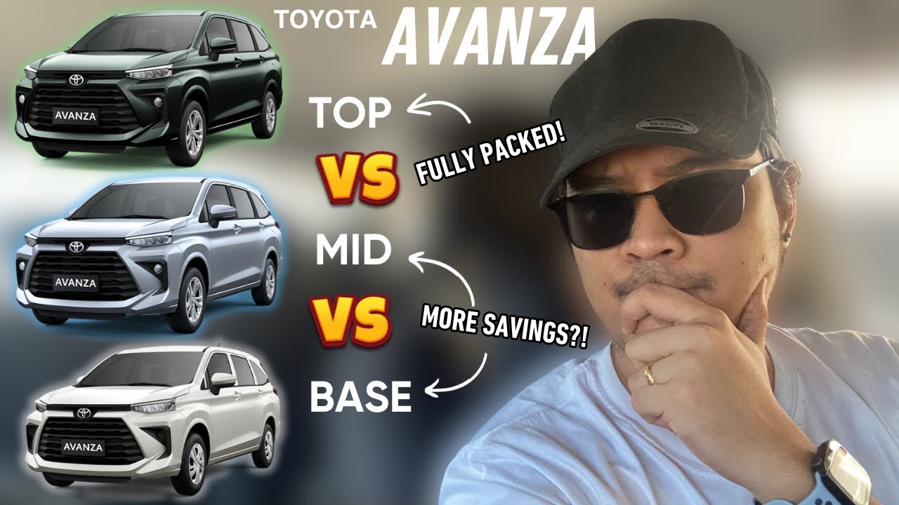 Какой вариант лучше всего вам подходит? | Toyota Avanza G против E против J