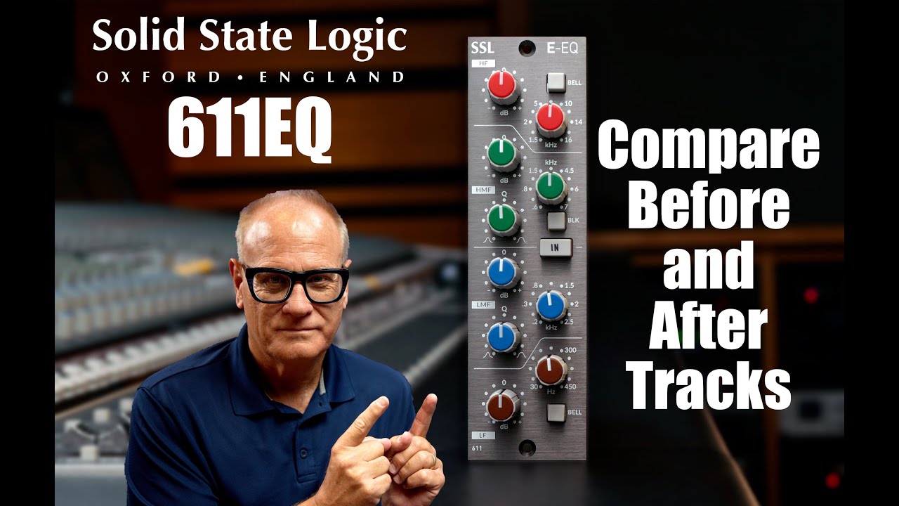 SSL 611 EQ — серия 500 — сравнение треков «до» и «после»