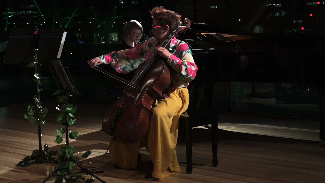 Muses Trio performs Elena Kats-Chernin: Blue Silence (cello / piano setting).