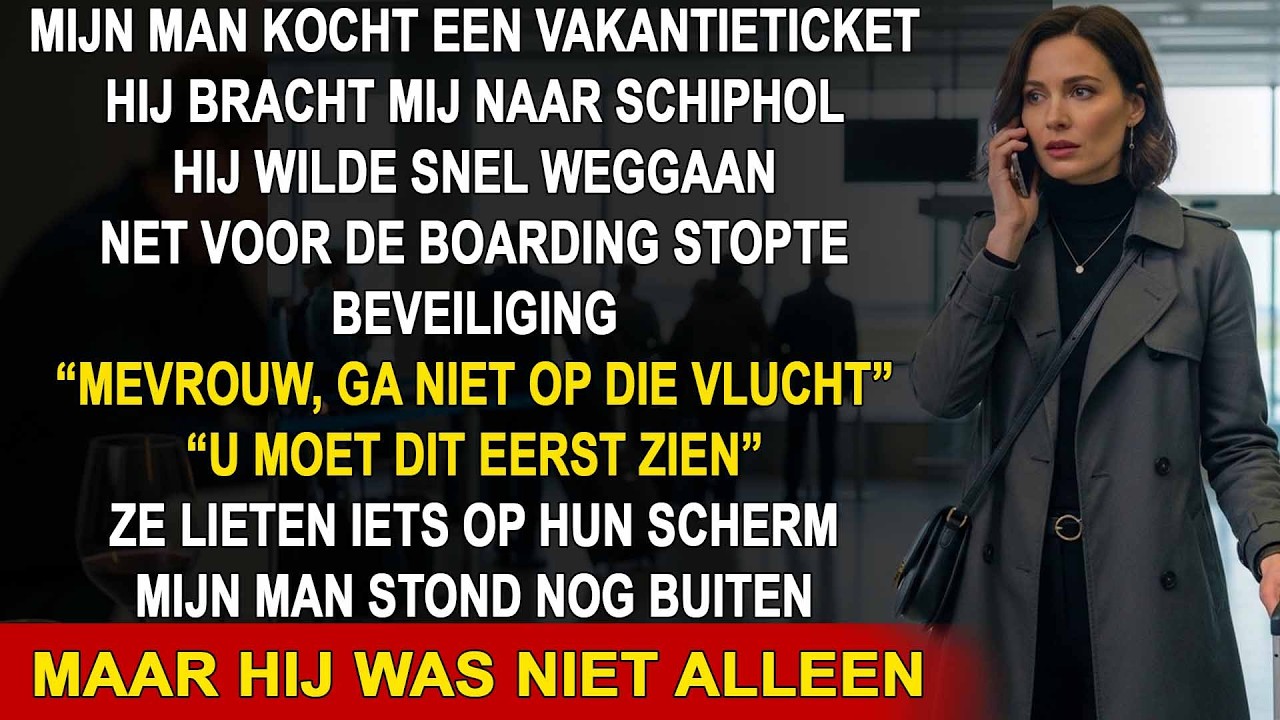 Mijn man stuurde me op vakantie — maar de luchthavenbeveiliging zei: “Stap niet op die vlucht.”