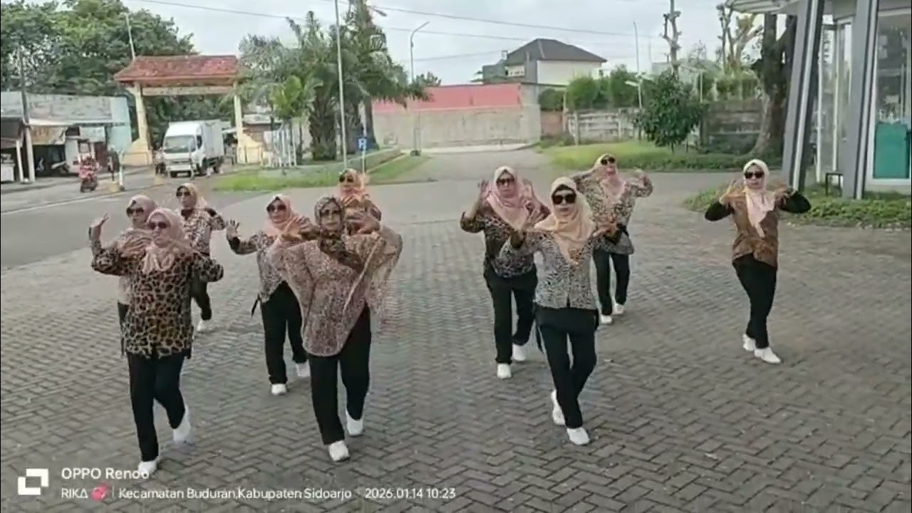 Ini Rindu Ez/Line Dance/choreo by Ryan&Kiki/Demo Emak³ syantik