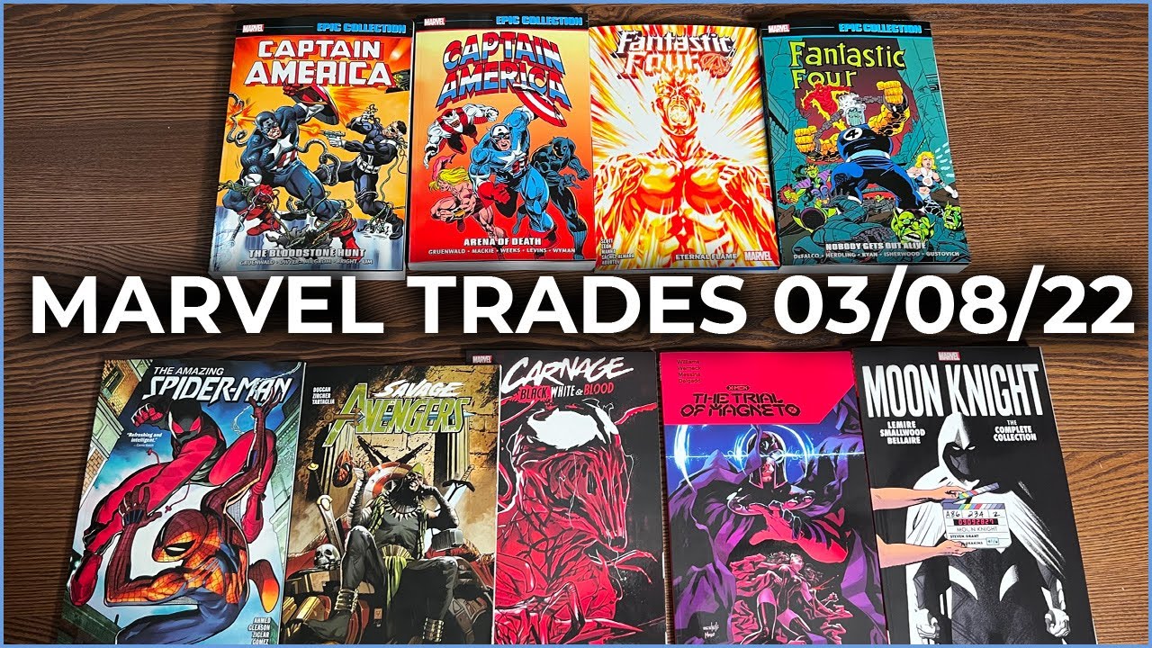 New Marvel Books 03/08/22 Overview | X-MEN: THE TRIAL OF MAGNETO| CAPTAIN AMERICA: ARENA OF DEATH