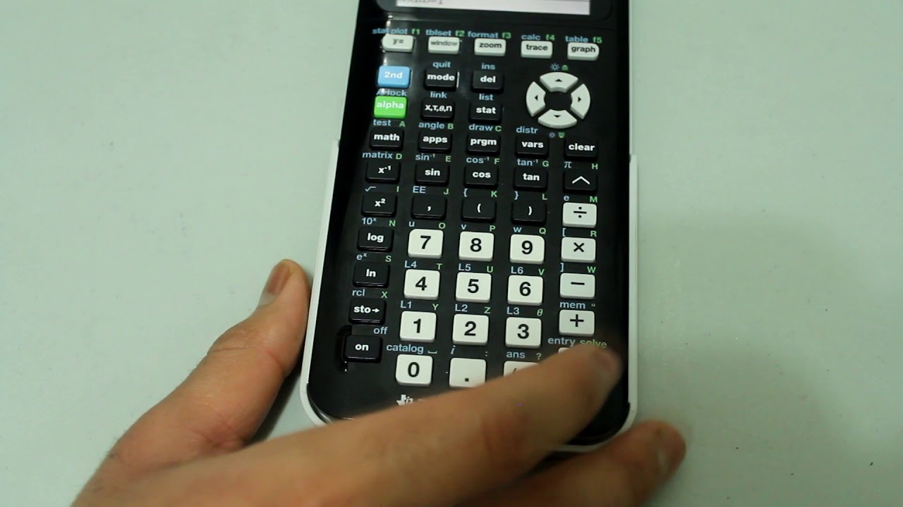 How to do Matrix Operations and Find Determinants of Matrices on TI-84 Plus CE