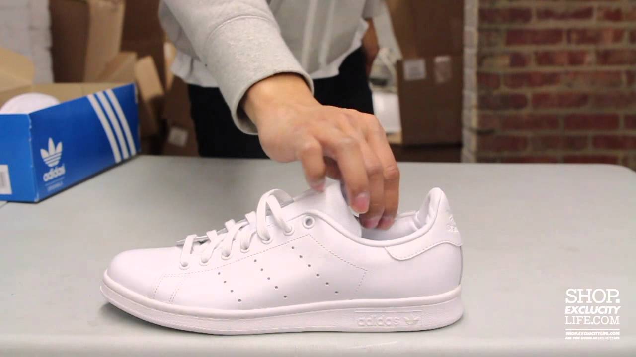 Adidas Stan Smith White - White Unboxing Video at Exclucity