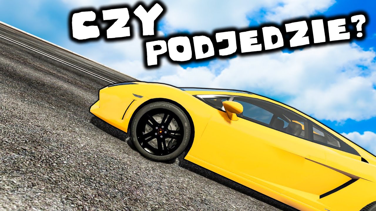 ❄️ CZY SUPERAUTO PODJEDZIE POD STROMĄ ŚCIANĘ? | BeamNG Drive |