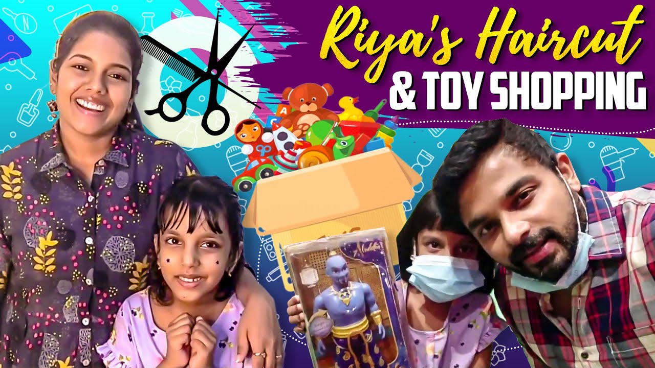 Riya's Haircut and Toy shopping ✂️🧸 | Jack and Roshini #JackandRoshini #Shopping #Family