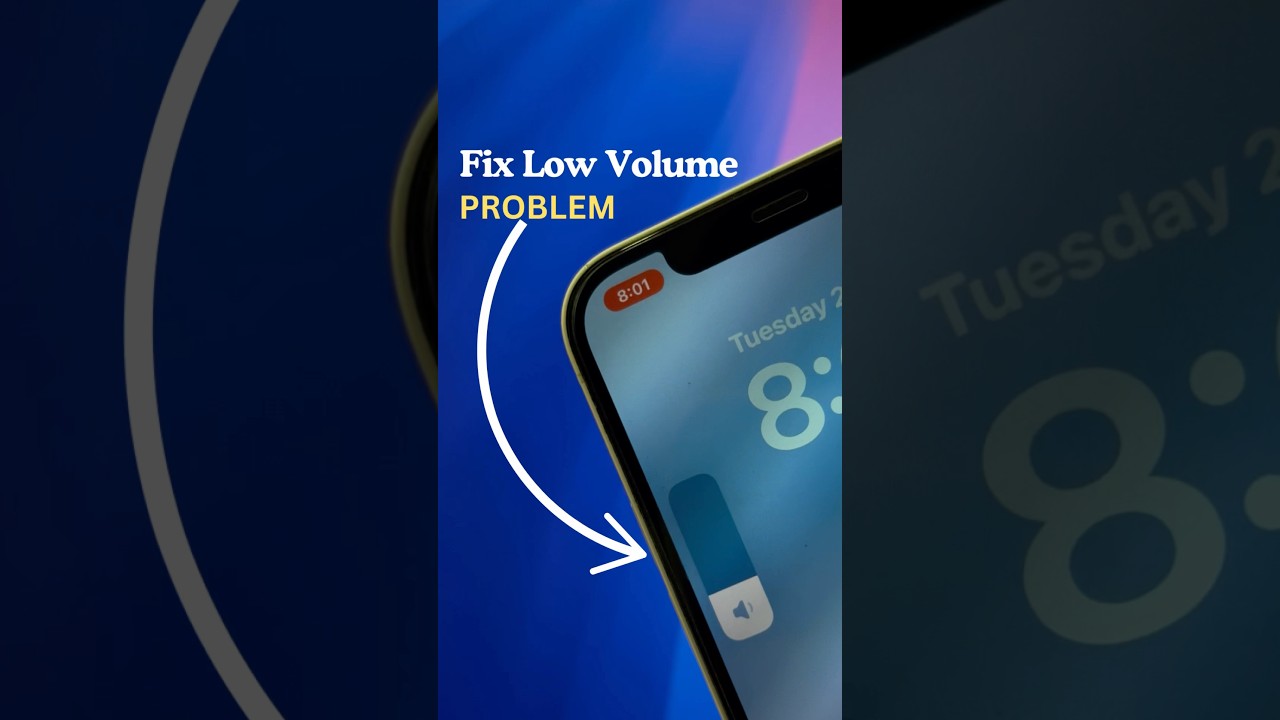Fix iPhone&rsquo;s low volume problem || #iphone #lowvolume #volume #sound #iphonevolume #techwithnitesh