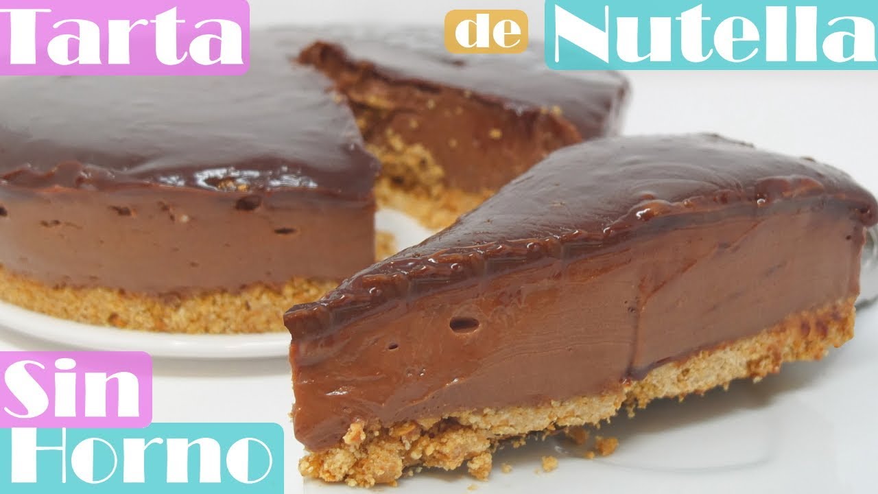 Tarta de NUTELLA 🍰| SIN HORNO | SIN GELATINA 🎂 El mejor Cheesecake . Receta # 493