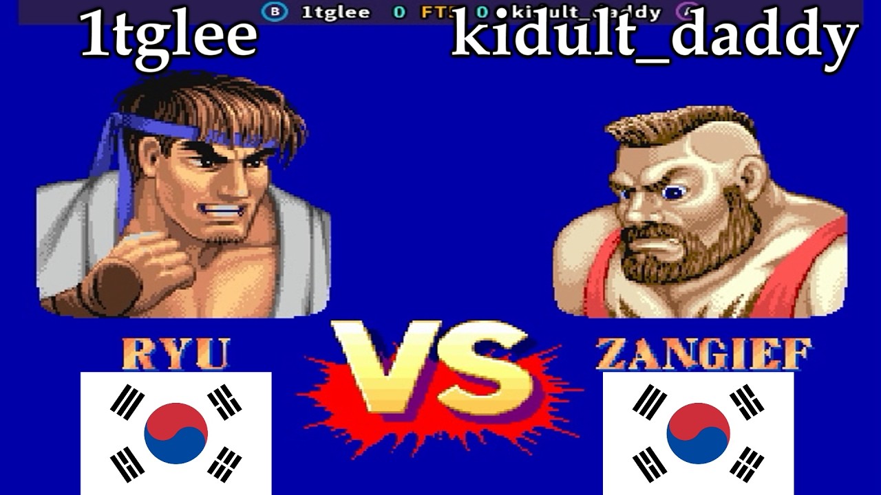 Street Fighter II': Champion Edition - 1tglee vs kidult_daddy FT5