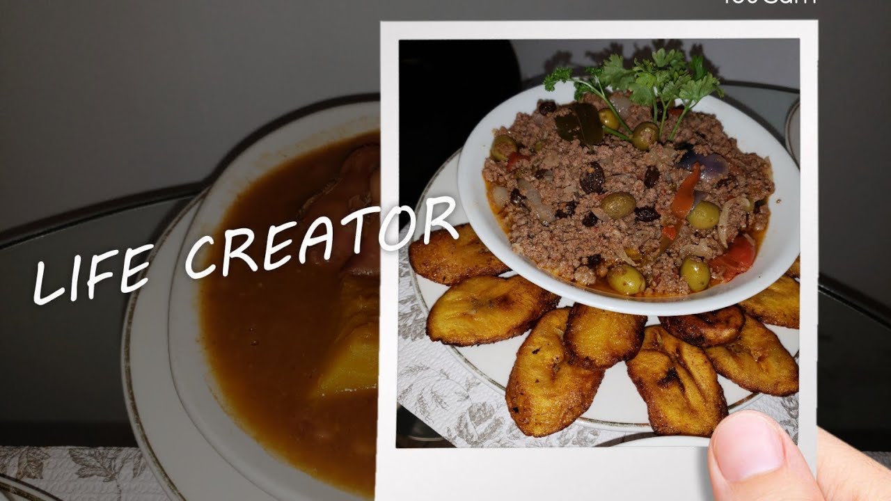 Picadillo a la habanera, frijoles ballos aquí hay todo lo que no te puedes perder