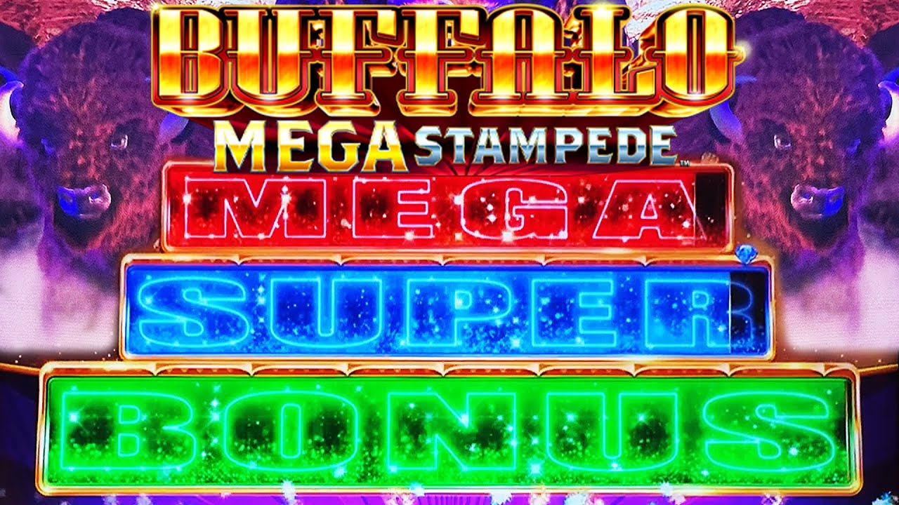 NEW Buffalo Mega Stampede slot - Chasing the Mega Feature at the Venetian casino in Las Vegas!