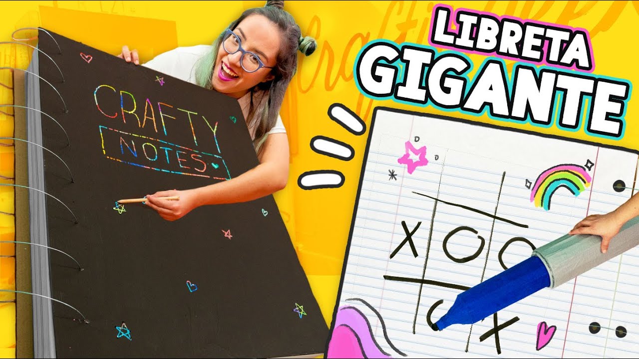 Hice un CUADERNO MÁGICO GIGANTE ¡Sí Funciona! 🤩 ✂️ Craftingeek