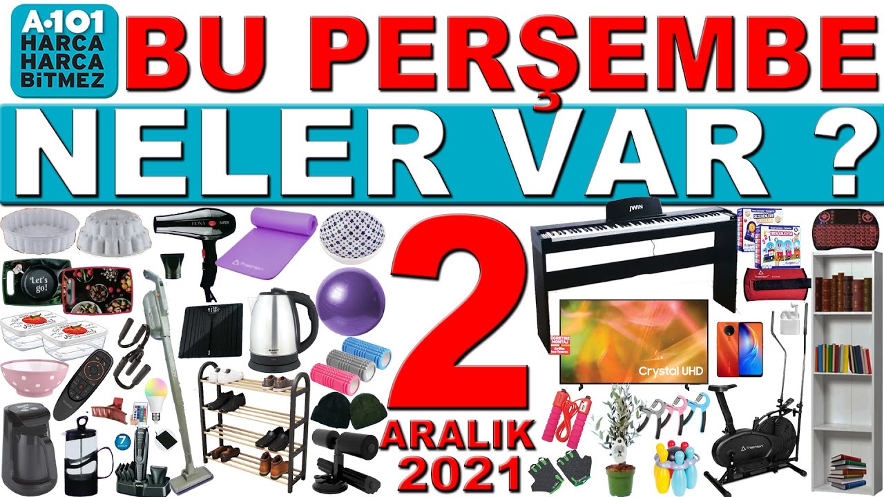 BU PERŞEMBE A101'DE NELER VAR | AKT&Uuml;EL MUTFAK GERE&Ccedil;LERİ | A101 &Ccedil;EYİZLİK &Uuml;R&Uuml;NLER | A101 2 ARALIK 2021